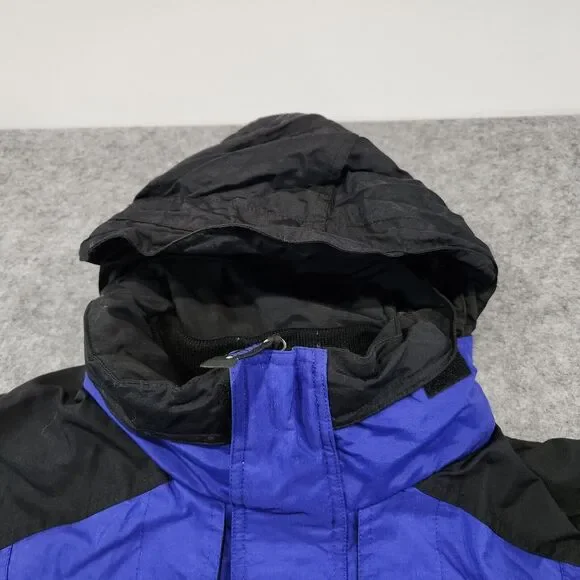 VTG 90s Eddie Bauer Ebtek Mens M Medium Nylon Anorak Pullover Snow Winter Jacket